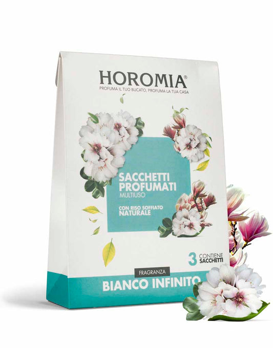 Sacchetti Profumati Multiuso bianco infinito