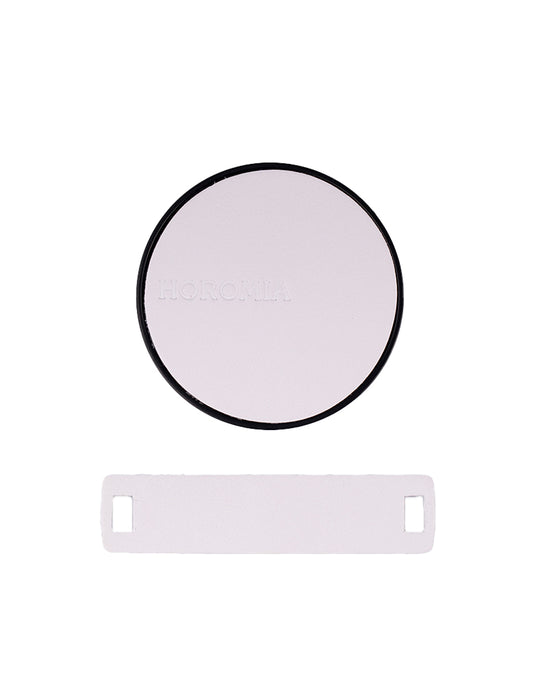 Circle Kit Disco Black/Pelle Blanc De Blanc