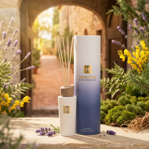 Diffusore a Bastoncini Fiori blu 200ml