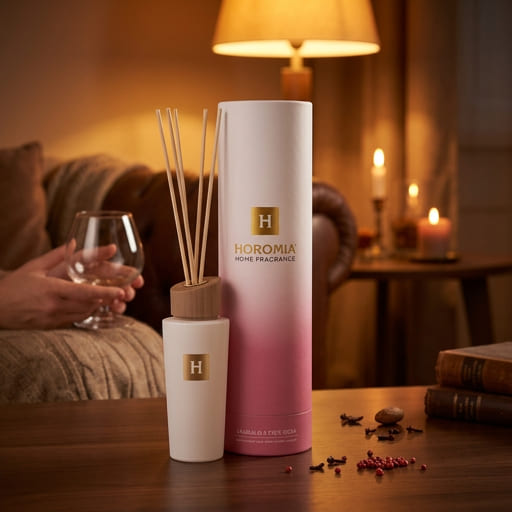 Diffusore a Bastoncini Sandalo e pepe rosa 200ml