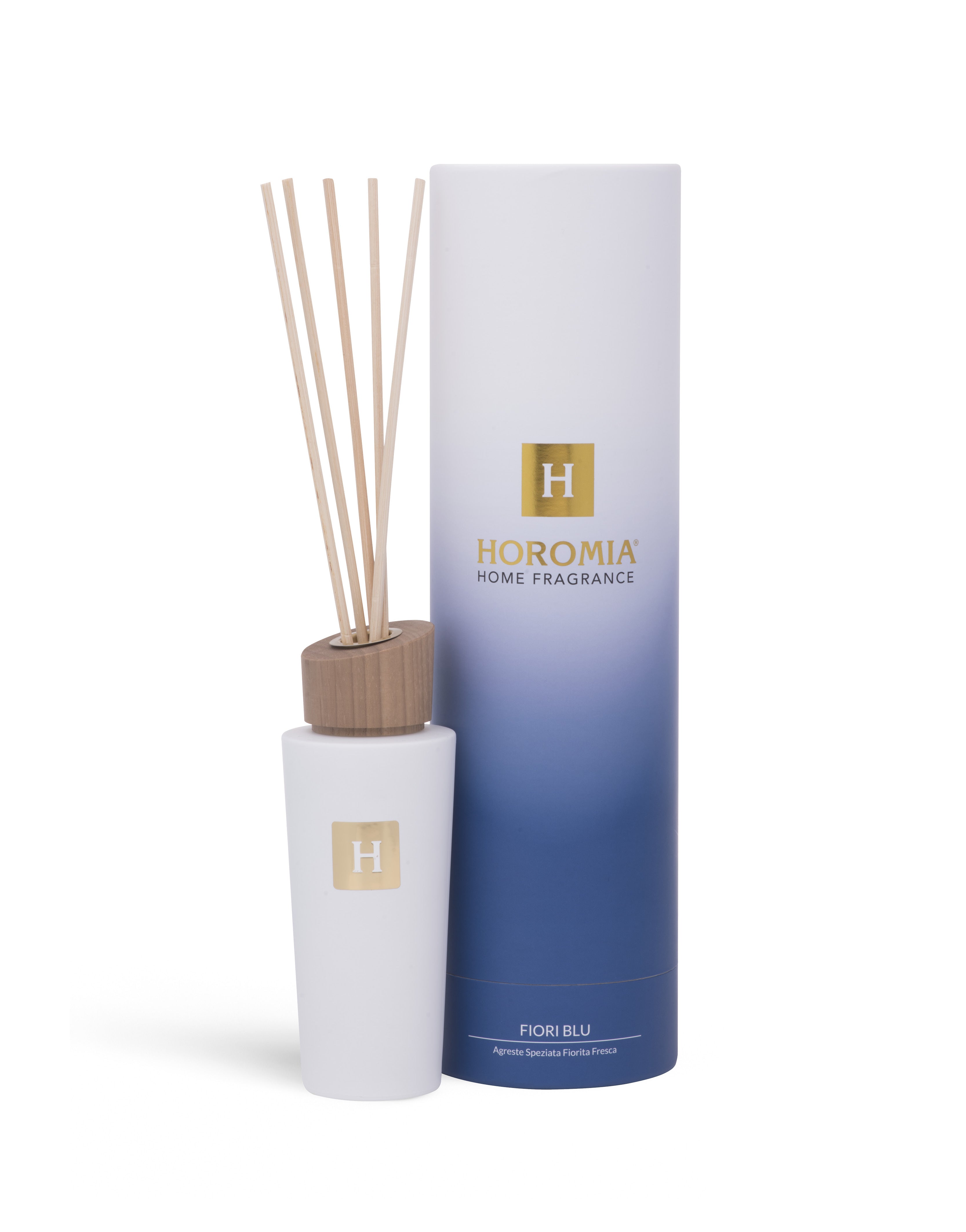 Diffusore a Bastoncini Fiori blu 200ml