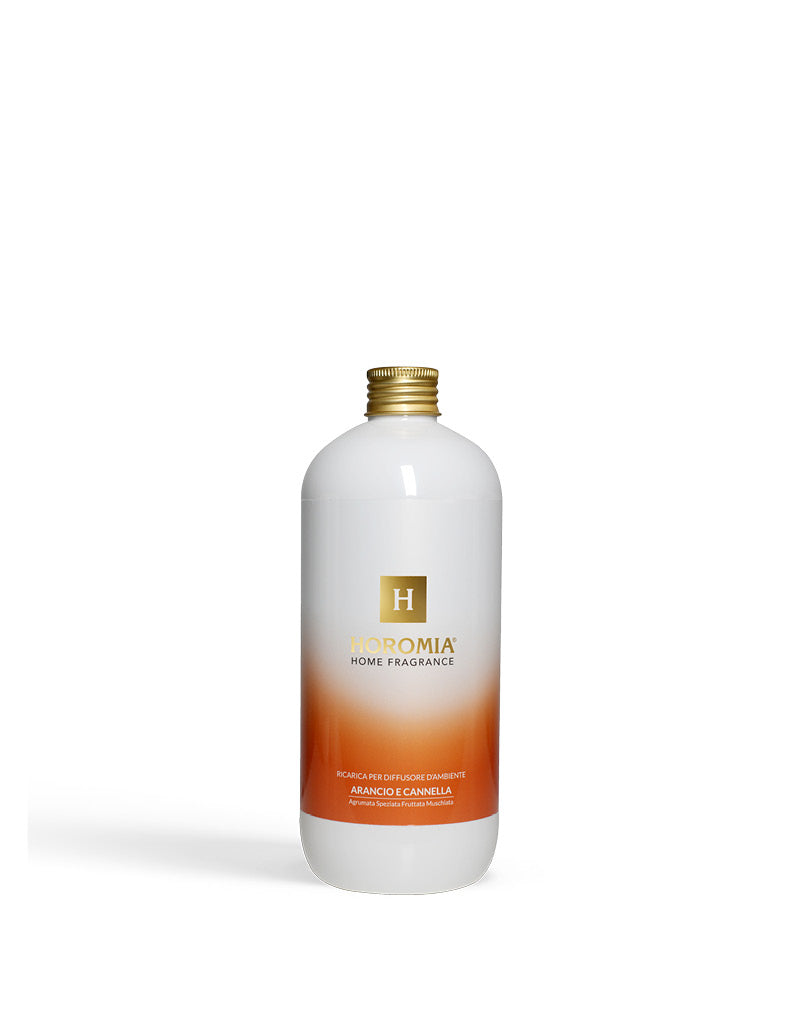 Ricarica per Diffusore a Bastoncini Arancio e cannella 500ml