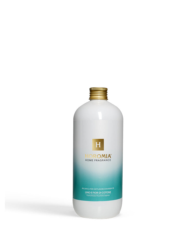Ricarica per Diffusore a Bastoncini Lino e fior di cotone 500ml