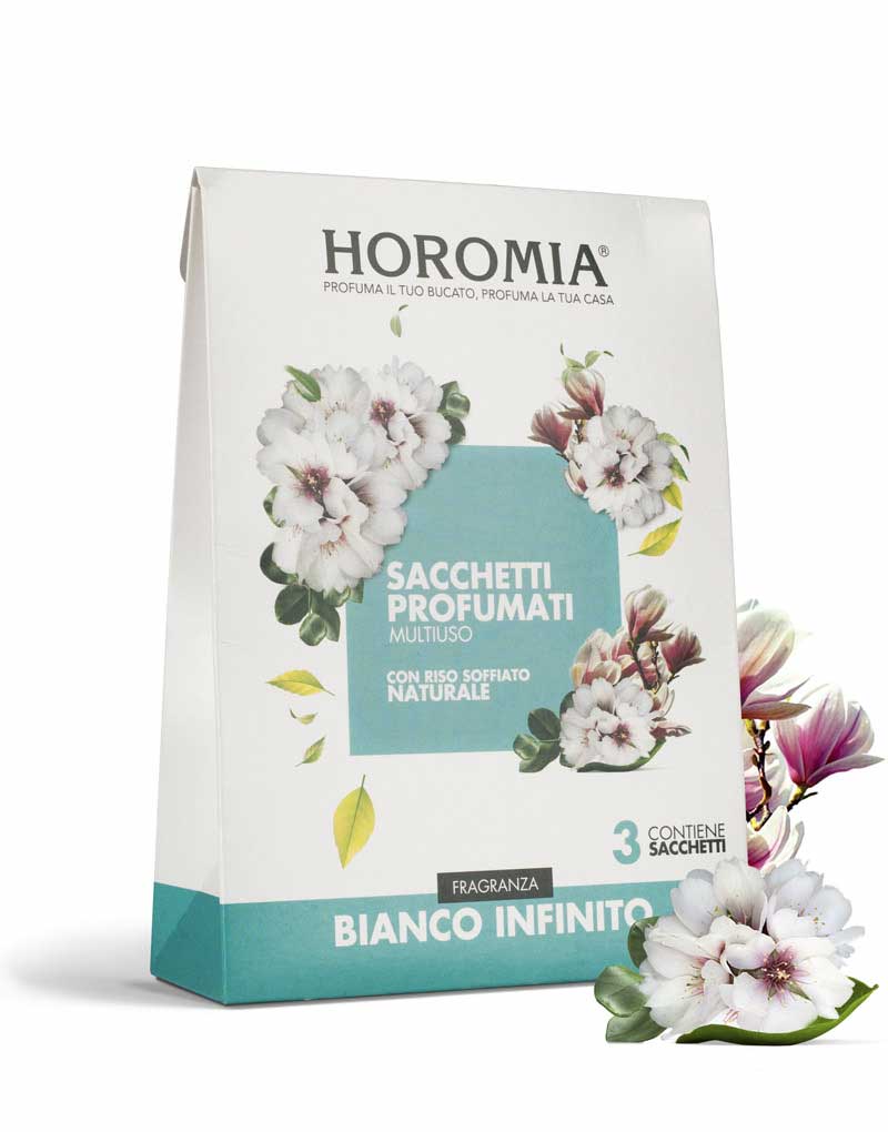 Sacchetti Profumati Multiuso bianco infinito