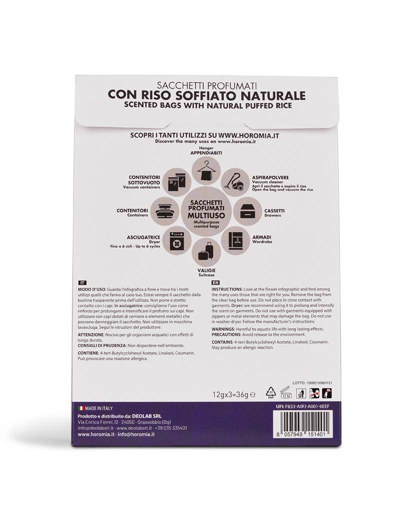 Sacchetti Profumati Multiuso aromatic lavander