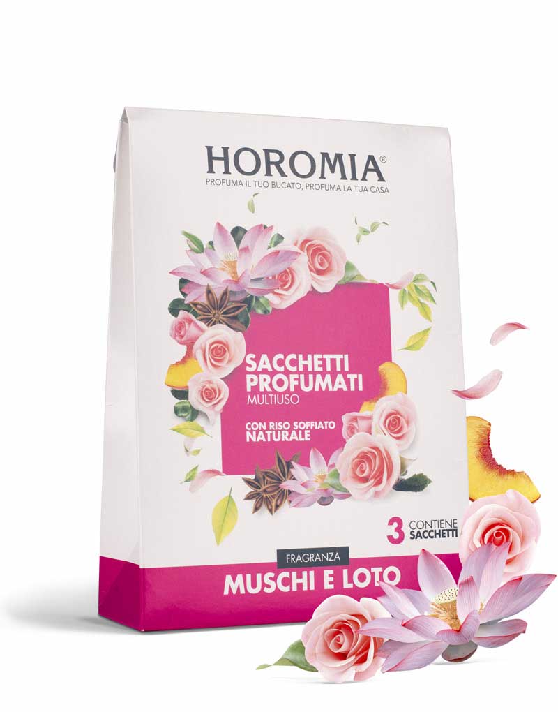 Sacchetti Profumati Multiuso Muschi e Loto