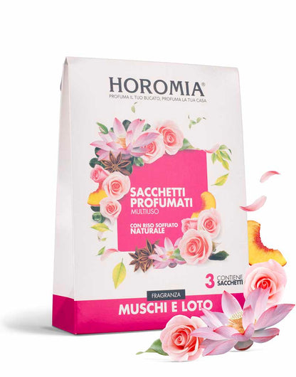 Sacchetti Profumati Multiuso Muschi e Loto