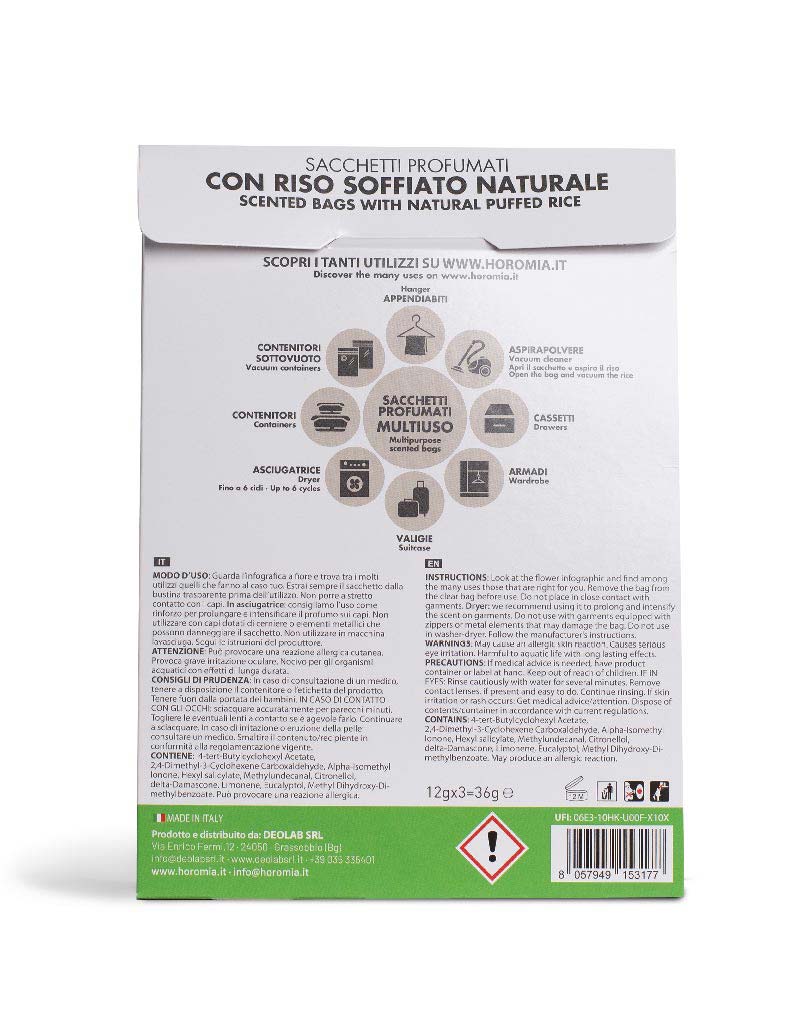 Sacchetti Profumati Multiuso Fresh Odour Control