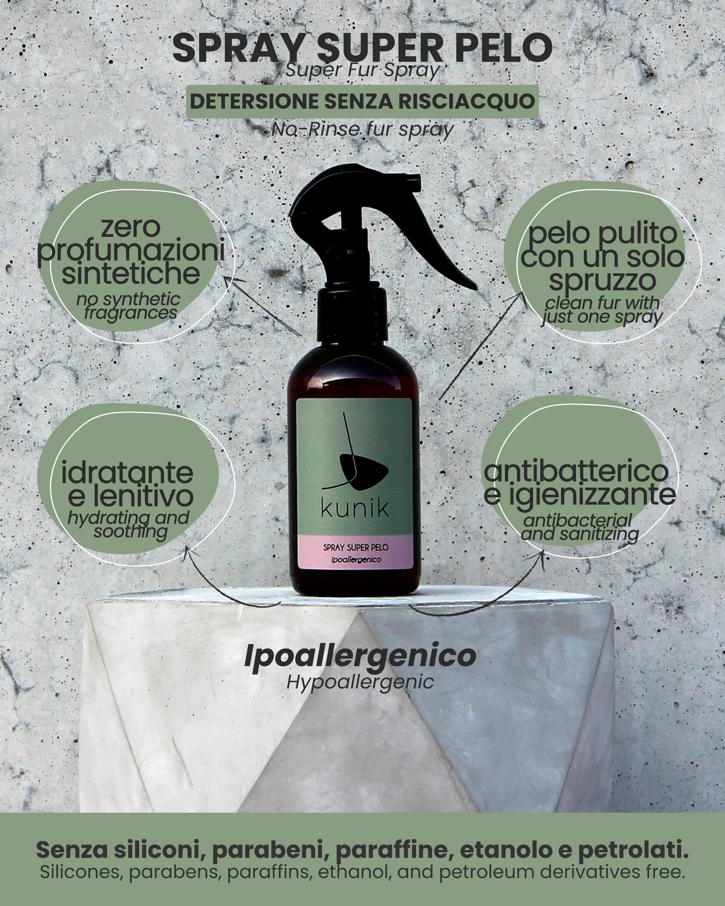 SPRAY SUPER PELO - Ipoallergenico 150ml