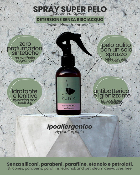 SPRAY SUPER PELO - Ipoallergenico 150ml