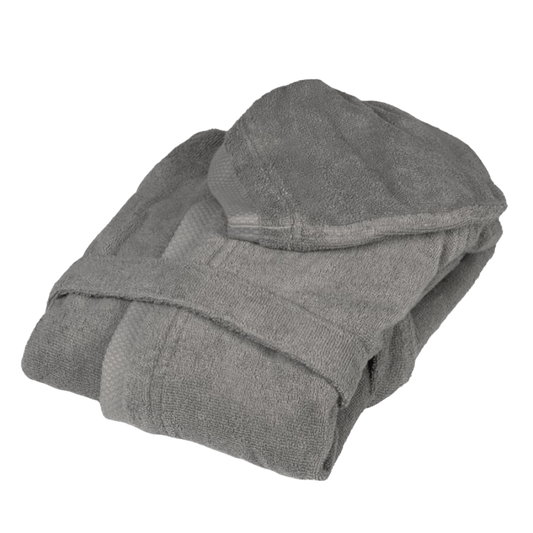 Accappatoio + coppia asciugamani piombo +profumatore bucato 250ml Liberty