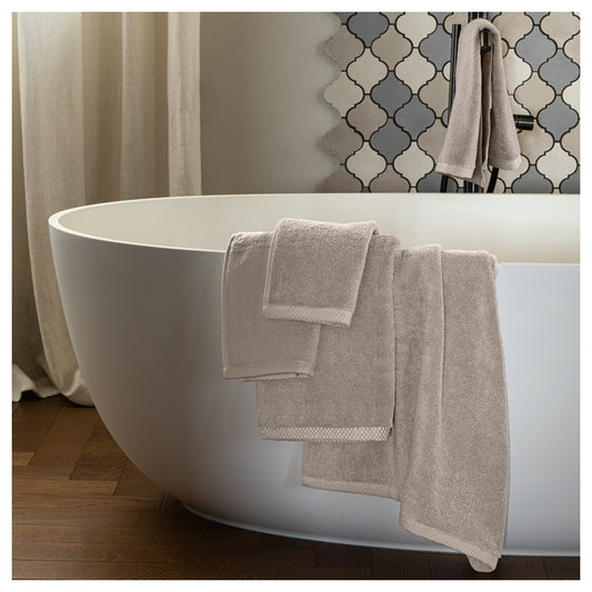GUEST COUPLE AND SQUARE TRAVERTINO TOWEL