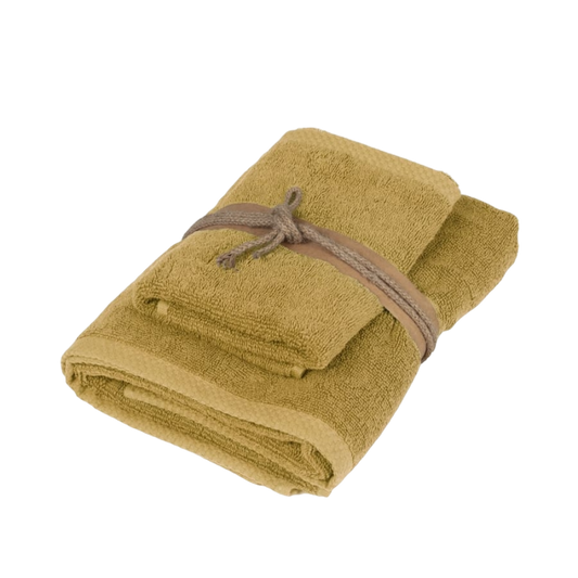 SQUARE MUSTARD TOWEL