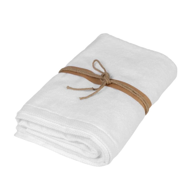 WHITE SQUARE TOWEL